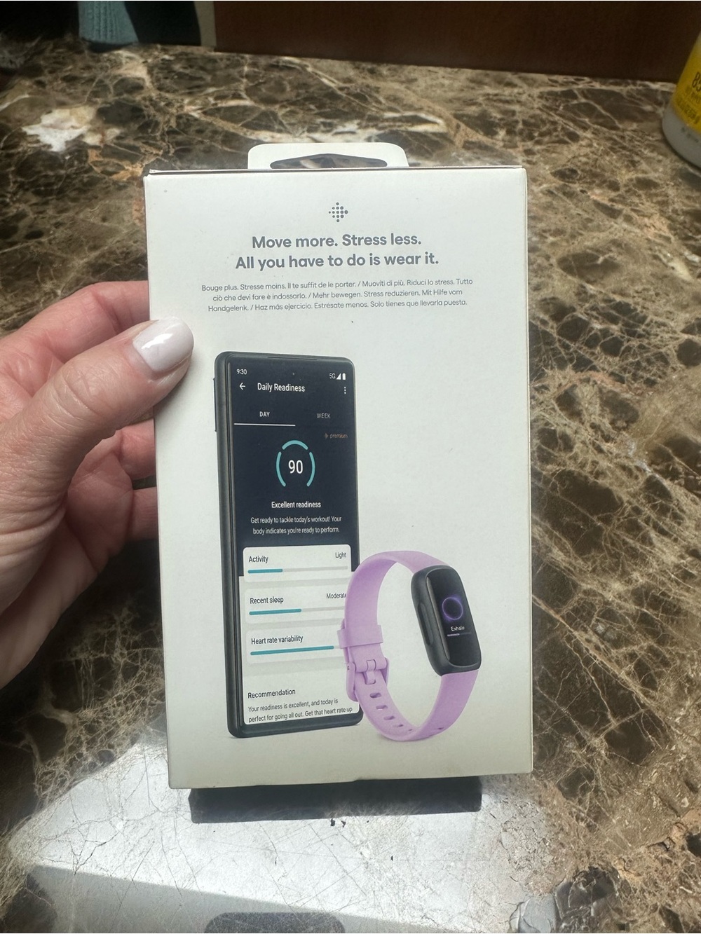 Inspire 3 Fitness Tracker by Inspire - Lavender/Purple NIB - Picture 2 of 5
